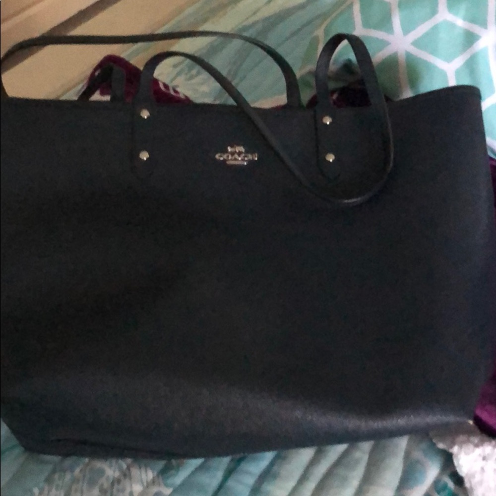 Coach tote bag, reversible